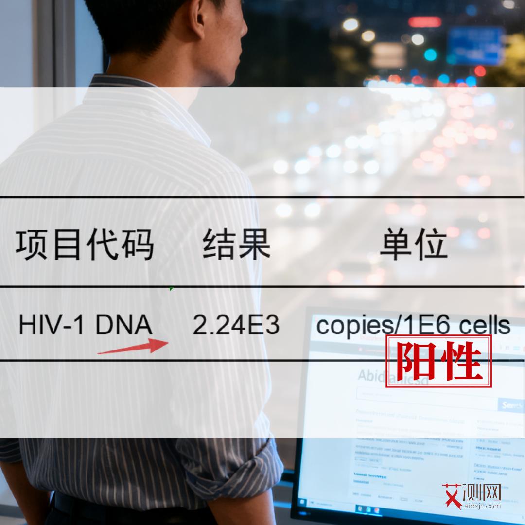 有艾滋病的症状但检查结果为阴性